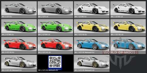 Porsche 911 GT2 RS Weissach Package (991) 2018 para BeamNG Drive