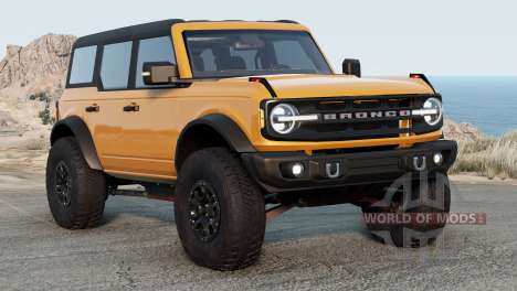 Ford Bronco 4-Door Wildtrak 2021 para BeamNG Drive