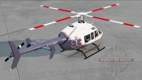 Bell 407 Helicopter para BeamNG Drive