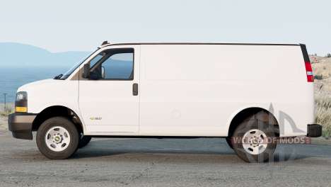 Chevrolet Express 3500 Extended Cargo Van 2022 para BeamNG Drive