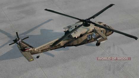 Sikorsky UH-60A Black Hawk 1977 para BeamNG Drive