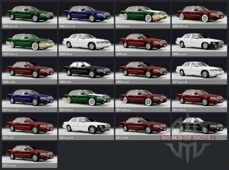 Mercury Grand Marquis 2011 para BeamNG Drive