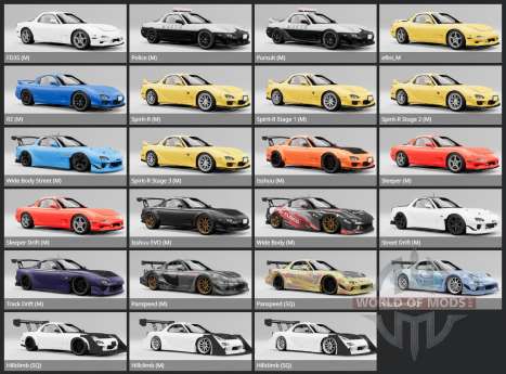 Mazda RX-7 Spirit R (FD3S) 2003 para BeamNG Drive