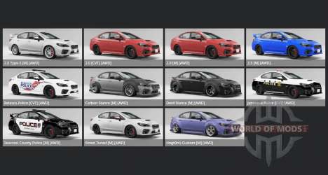 Subaru WRX STI (VA) 2014 para BeamNG Drive