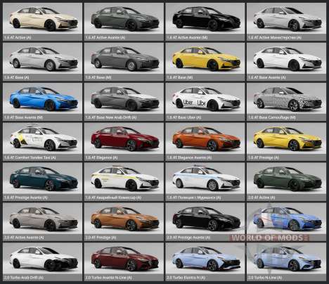 Hyundai Avante (CN7) 2022 para BeamNG Drive