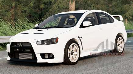 Mitsubishi Lancer Evolution X Final Edition (CZ4A) 2015 para BeamNG Drive